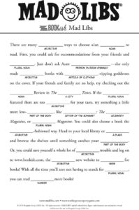 Free Printable Mad Libs For Middle School Students Free Printable