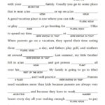 Friday 4 17 2020 Spring Break Word Study Mad Libs Mr Roberson ESL