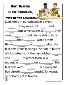 Funny Mad Libs Printable Worksheets Printable Worksheets