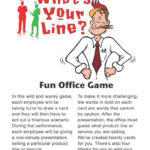 Games For The Office Fun Office Games Acting Games Printable