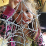 Glitter And Glue Spiderweb Kids Craft For Halloween Woo Jr Kids