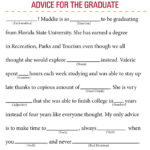 GRAD LIBS Graduation Mad Libs