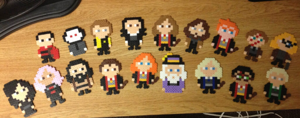 Harry Potter Characters Perler Bead Pin Magnet Keychain Etsy