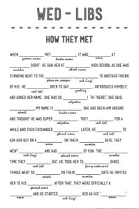 How They Met Free Printable Wedding Mad Libs POPSUGAR Smart Living