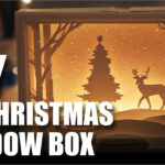 How To Make A DIY 3D Christmas Shadow Box Card YouTube