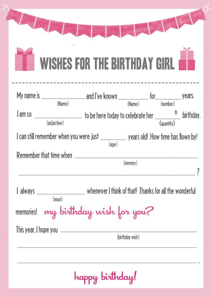 Invitation INSTANT DOWNLOAD Mad Libs BIRTHDAY 2539860 Weddbook