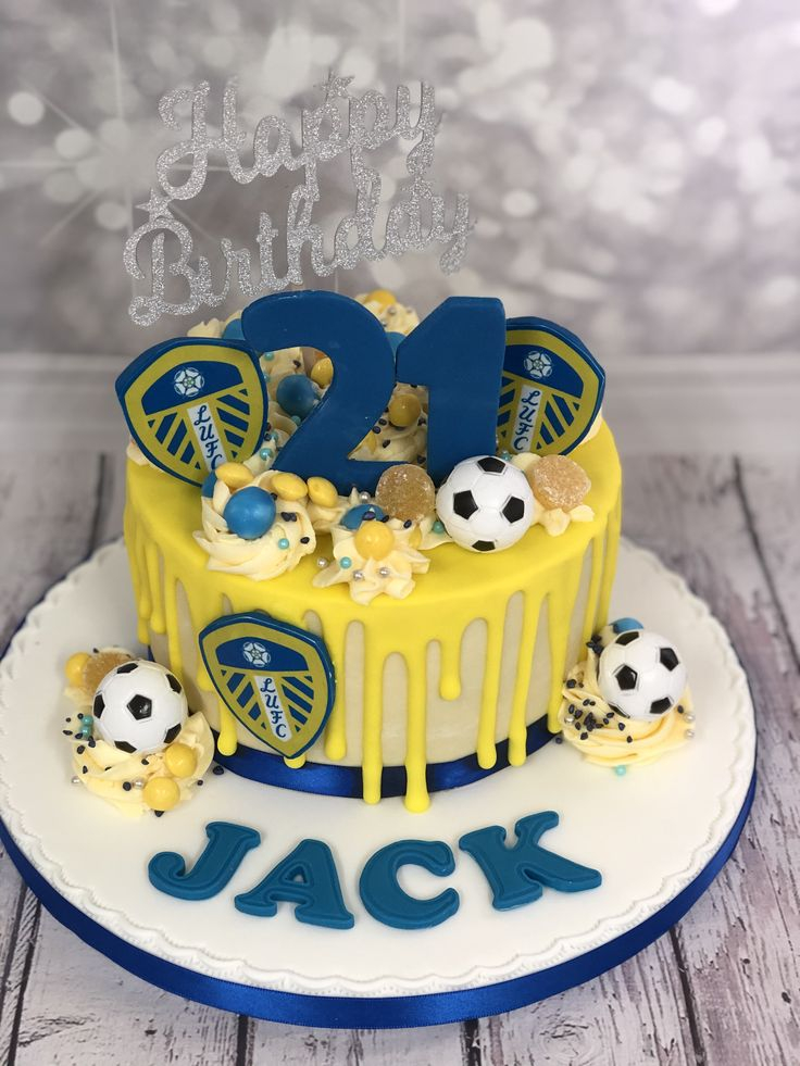 Leeds United Cake In 2020 Cake Kids Cake Birthday Cake Kids