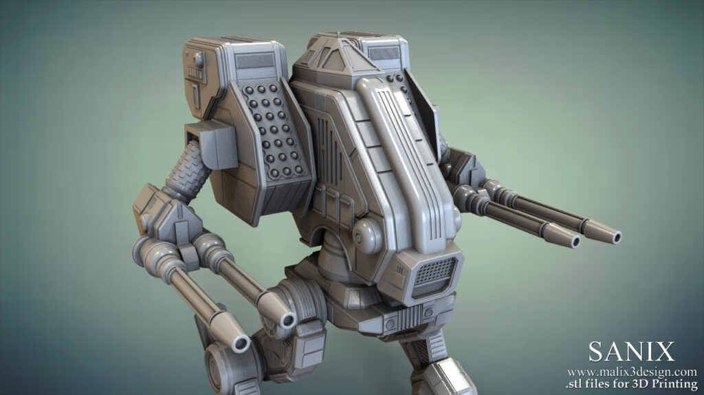 MAD DOG Vulture Battletech Classic 3D Printable Model Www 