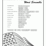 Memorial Day Word Scramble Woo Jr Kids Activities