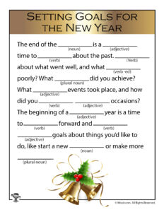 New Years Ad Libs Printable Games Woo Jr Kids Activities Children