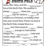 North Pole Mad Lib Woo Jr Kids Activities Christmas Mad Libs