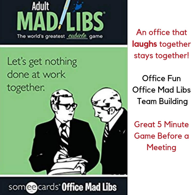 Office Mad Libs Greencleandesigns 5 Minute Games For A Meeting