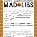 Pin By Angela Hocking On Fall School Stuff Thanksgiving Mad Lib