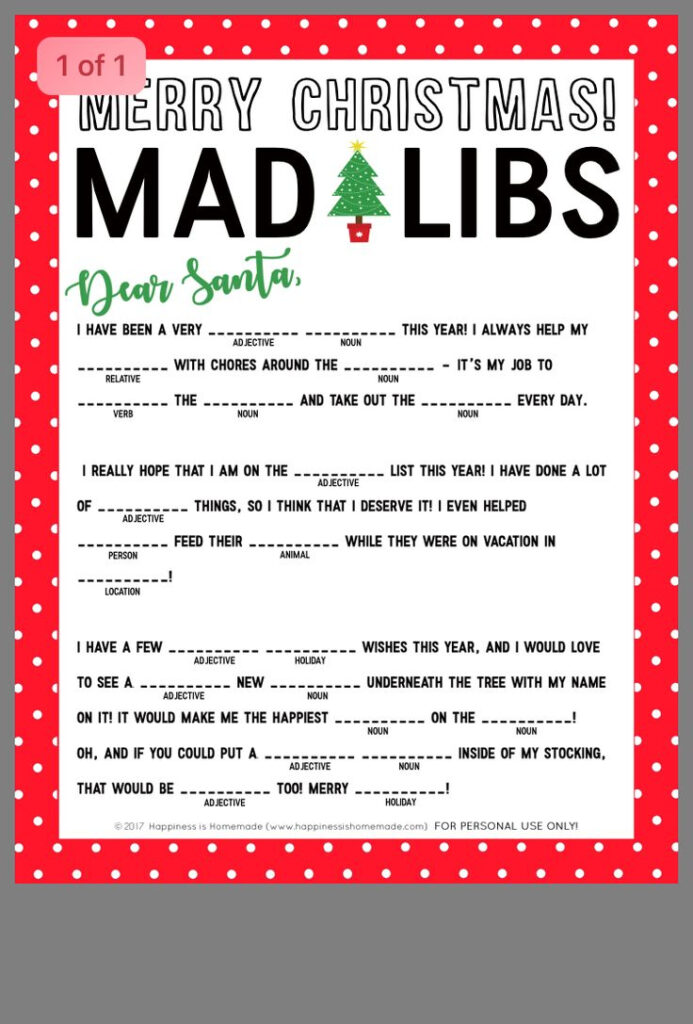 Pin By Jeanette Casey On Grammar Nouns And Adjectives Christmas Mad 
