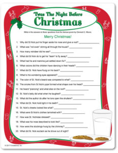 Printable Christmas Games Funsational Christmas Trivia