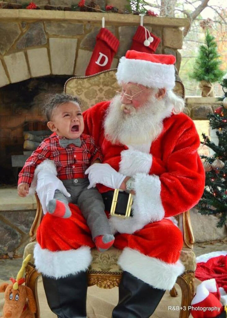 Santa Claus And Crying Kids See The Hilarious Photos You Sent Of Sad 