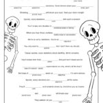 Spooky Scary Skeleton Printable Halloween Activity Sheets