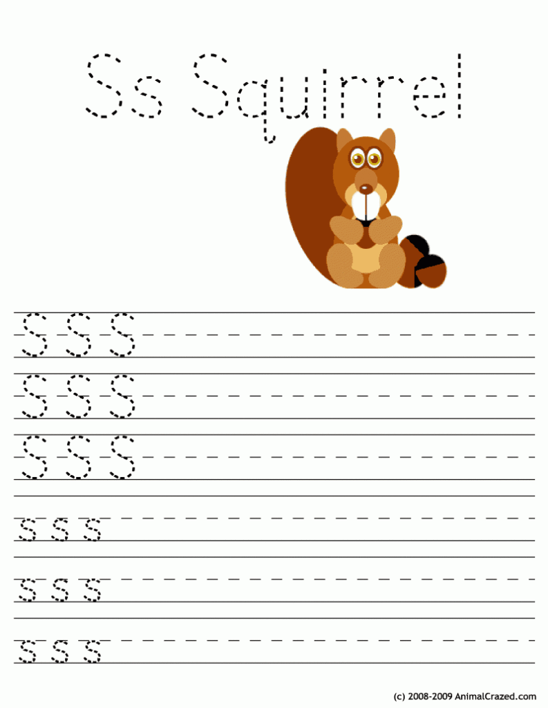 Ss For Squirrel Woo Jr Kids Activities