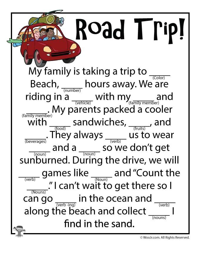 Summer Mad Libs Woo Jr Kids Activities Funny Mad Libs Activities 