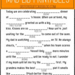 Thanksgiving Mad Libs Printable Thanksgiving Mad Lib Fun