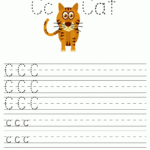 Upper Lower Letter C Writing Practice Woo Jr Kids Activities