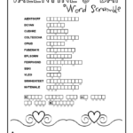 Valentine Word Scramble Woo Jr Kids Activities