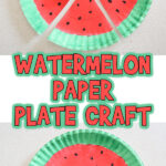 Watermelon Paper Plate Craft Woo Jr Kids Activities