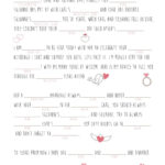 Wedding Mad Libs Wedding Mad Libs Wedding Libs Wedding Reception Fun