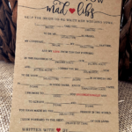 Wedding Mad Libs Wedding Vow Mad Libs Wedding Libs Mad Libs