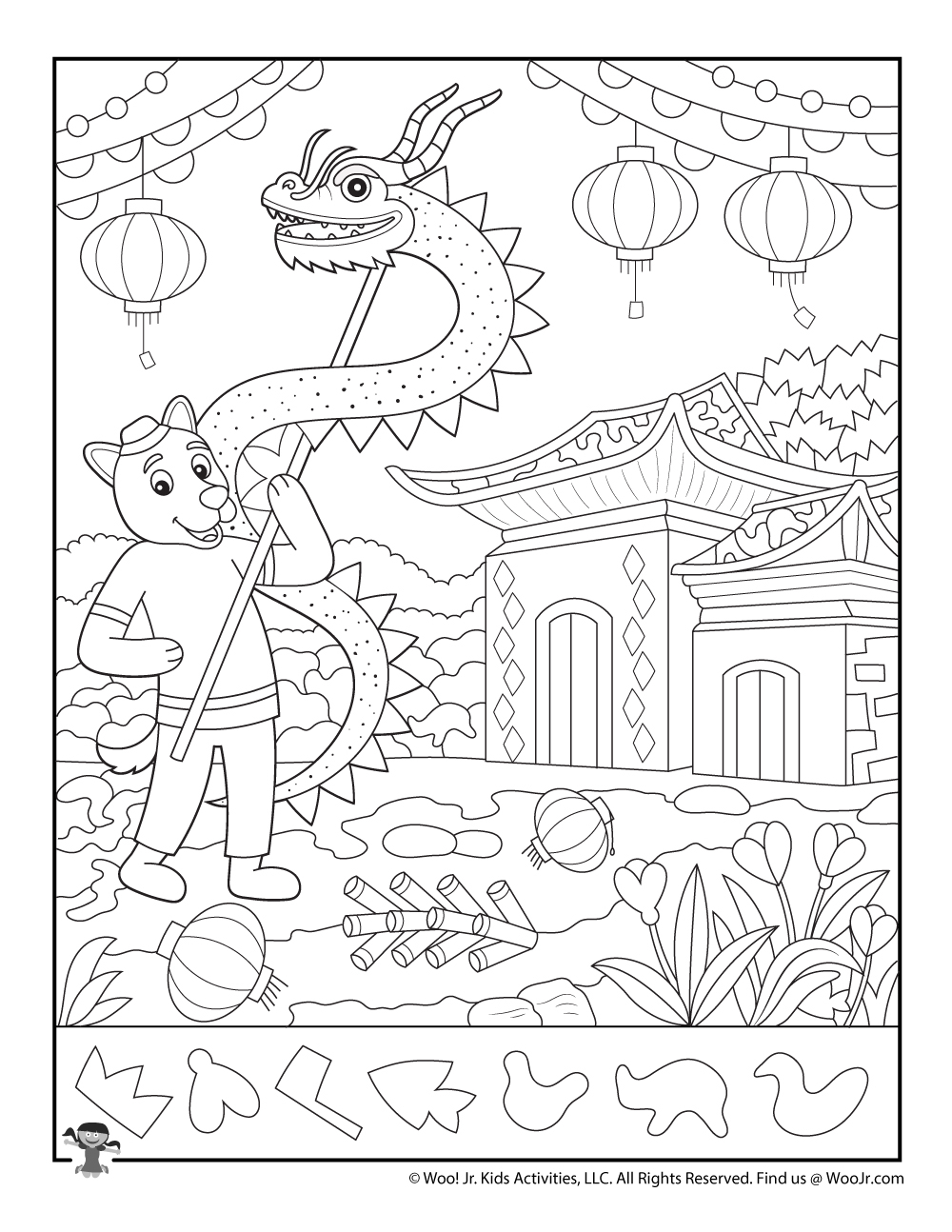Year Of The Dog Hidden Objects Printable Woo Jr Kids Activities