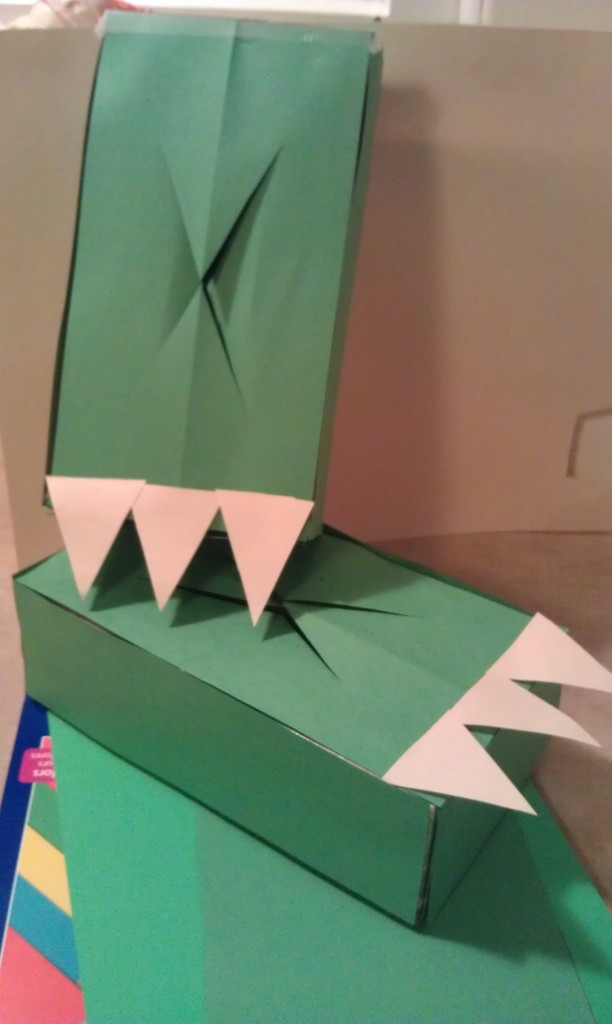 Your Finished Dinosaur Feet Tissue Box Craft Woo Jr Kids Activities