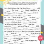 10 Best Camping Mad Libs Printable Printablee