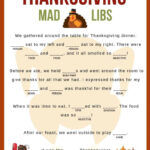 12 Funny Thanksgiving Mad Libs For All KittyBabyLove