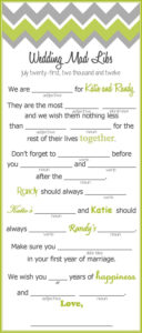 15 Mad Libs For Your Wedding BestBride101