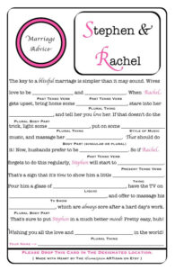 15 Mad Libs For Your Wedding BestBride101