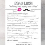 15 Mad Libs For Your Wedding Wedding Mad Libs Wedding Table Games