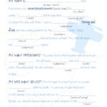 25 Adorable 5x7 PRINTED Baby Boy Shower Mad Libs With Envelopes On