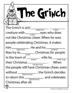 32 Interesting Christmas Mad Libs KittyBabyLove