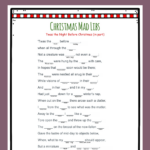 8 Best Blank Printable Christmas Mad Libs Printablee