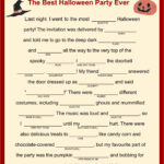 9 Best Halloween Mad Libs Story Printable Printablee