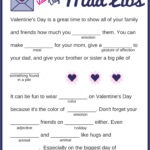 9 Best Love Letter Mad Libs Printable Printablee