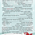 A Letter To Santa For Adults wink wink Mad Lib Style This