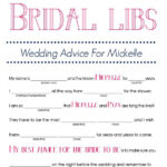 Ambitious Bridal Shower Mad Libs Free Printable Jimmy Website