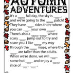 Autumn Adventures Mad Lib Woo Jr Kids Activities