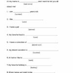 Back To School Fill In The Blank Story Printables Imagination Soup