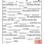 Birthday Mad Libs For Kids Woo Jr Kids Activities Mad Lib For