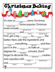 Christmas Mad Libs Woo Jr Kids Activities Christmas Mad Libs