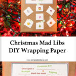 DIY Christmas Mad Libs Wrapping Paper Naughty Or Nice Compost And