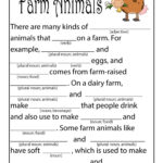 Farm Animal Mad Libs Printable Woo Jr Kids Activities