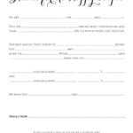 Free Printable Wedding Mad Libs POPSUGAR Smart Living